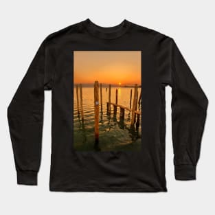 Sunset in Burano island Long Sleeve T-Shirt